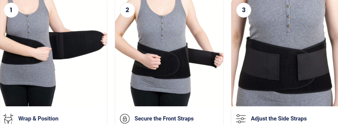WellaBack Back Brace How to use